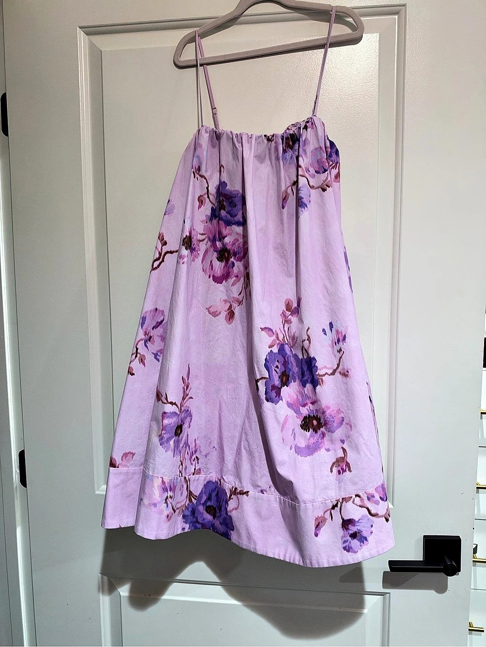 Zimmermann Daylight Slip Dress Floral Maxi in Pink & Purple